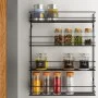 Metaltex Estantería para especias de pared Pepito 4 alturas negro by , spice racks - Ref: Foro24-447603, Price: 28,80 €, Disc...