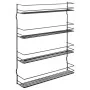 Metaltex Gewürzregal für die Wand Pepito 4 Ebenen schwarz von , Gewürzregale - Ref: Foro24-447603, Preis: 28,80 €, Rabatt: %