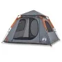 Tienda de campaña iglú 4 personas apertura rápida gris/naranja by , tents - Ref: Foro24-4004145, Price: 123,46 €, Discount: %