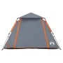 Tienda de campaña iglú 4 personas apertura rápida gris/naranja by , tents - Ref: Foro24-4004145, Price: 123,46 €, Discount: %