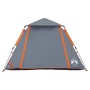 Tienda de campaña iglú 4 personas apertura rápida gris/naranja by , tents - Ref: Foro24-4004145, Price: 109,46 €, Discount: %