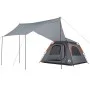 Tienda de campaña iglú 4 personas apertura rápida gris/naranja by , tents - Ref: Foro24-4004145, Price: 123,46 €, Discount: %
