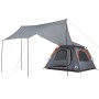 Tienda de campaña iglú 4 personas apertura rápida gris/naranja by , tents - Ref: Foro24-4004145, Price: 109,46 €, Discount: %