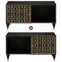 Mesa de centro de madera maciza de mango 80x50x40 cm by , Coffee table - Ref: Foro24-358324, Price: 64,25 €, Discount: %