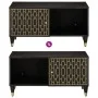 Mesa de centro de madera maciza de mango 80x50x40 cm by , Coffee table - Ref: Foro24-358324, Price: 64,25 €, Discount: %