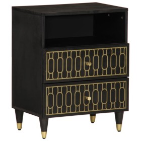 Mesita de noche madera maciza de mango 50x33x60 cm by , Nightstands - Ref: Foro24-358330, Price: 65,01 €, Discount: %