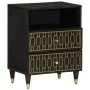 Mesita de noche madera maciza de mango 50x33x60 cm by , Nightstands - Ref: Foro24-358330, Price: 64,38 €, Discount: %