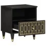 Mesita de noche de madera maciza de mango 40x33x46 cm by , Nightstands - Ref: Foro24-358326, Price: 39,88 €, Discount: %