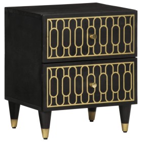 Mesita de noche de madera maciza de mango 40x33x46 cm by , Nightstands - Ref: Foro24-358318, Price: 75,07 €, Discount: %
