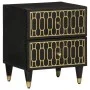 Mesita de noche de madera maciza de mango 40x33x46 cm by , Nightstands - Ref: Foro24-358318, Price: 73,93 €, Discount: %