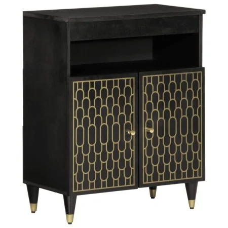 Armario auxiliar madera maciza de mango 60x33x75 cm by , Sideboards - Ref: Foro24-358345, Price: 77,08 €, Discount: %