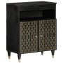 Armario auxiliar madera maciza de mango 60x33x75 cm de , Aparadores - Ref: Foro24-358345, Precio: 77,61 €, Descuento: %