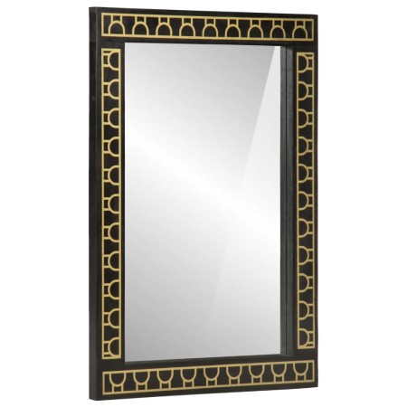 Espejo de baño madera maciza de acacia y vidrio 50x70x2,5 cm by , Mirrors - Ref: Foro24-358351, Price: 56,28 €, Discount: %
