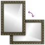 Massiver Akazienholz- und Glas-Badezimmerspiegel 50x70x2,5 cm. von , Spiegel - Ref: Foro24-358351, Preis: 57,92 €, Rabatt: %