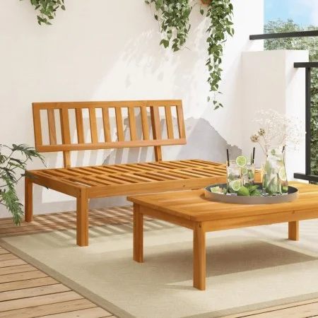 Sofá central de palets para jardín madera maciza de acacia de , Sofás de exterior - Ref: Foro24-365845, Precio: 133,86 €, Des...
