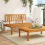 Mittleres Palettensofa für den Garten aus massivem Akazienholz. von , Outdoor-Sofas - Ref: Foro24-365845, Preis: 139,54 €, Ra...