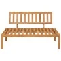 Sofá central de palets para jardín madera maciza de acacia de , Sofás de exterior - Ref: Foro24-365845, Precio: 133,86 €, Des...