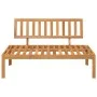 Sofá central de palets para jardín madera maciza de acacia de , Sofás de exterior - Ref: Foro24-365845, Precio: 133,86 €, Des...