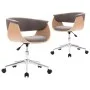 Swivel dining chairs 2 units gray taupe fabric by vidaXL, dining chairs - Ref: Foro24-3054887, Price: 302,63 €, Discount: %