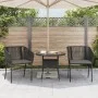 Gartensofas mit Kissen, 2 Stück, aus schwarzem synthetischem Rattan von , Gartenstühle - Ref: Foro24-369102, Preis: 134,65 €,...