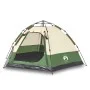 Tienda de campaña familiar 4 personas apertura rápida verde de , Tiendas de campaña - Ref: Foro24-4005335, Precio: 103,89 €, ...