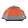 Tienda campaña cabaña 4 personas apertura rápida gris naranja by , tents - Ref: Foro24-4005337, Price: 103,89 €, Discount: %
