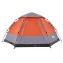 Tienda campaña cabaña 4 personas apertura rápida gris naranja by , tents - Ref: Foro24-4005337, Price: 94,38 €, Discount: %