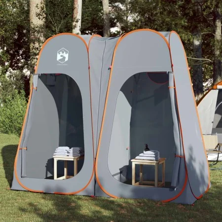 Tienda de privacidad pop-up impermeable gris y naranja by , tents - Ref: Foro24-4004139, Price: 106,96 €, Discount: %