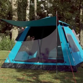 Tienda de campaña iglú 5 personas apertura rápida azul by , tents - Ref: Foro24-4004147, Price: 137,81 €, Discount: %