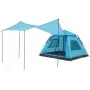 Tienda de campaña iglú 5 personas apertura rápida azul by , tents - Ref: Foro24-4004147, Price: 132,97 €, Discount: %