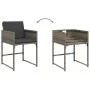 Set de comedor de jardín 11 pzas y cojines ratán sintético gris by , Garden sets - Ref: Foro24-3278101, Price: 661,31 €, Disc...