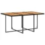 Set de comedor jardín 11 pzas con cojines ratán sintético negro by , Garden sets - Ref: Foro24-3278162, Price: 728,24 €, Disc...