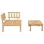 Set de sofás de palets de jardín 2 pzas madera maciza de acacia by , Outdoor sofas - Ref: Foro24-365853, Price: 192,55 €, Dis...