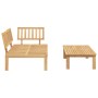 Set de sofás de palets de jardín 2 pzas madera maciza de acacia by , Outdoor sofas - Ref: Foro24-365853, Price: 195,40 €, Dis...