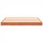 Estructura de cama madera maciza pino marrón cera 120x190 cm de , Camas y somieres - Ref: Foro24-847156, Precio: 86,32 €, Des...