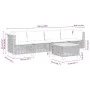 Juego de sofás jardín con cojines 5 pzas ratán sintético gris by , Garden sets - Ref: Foro24-3261729, Price: 417,38 €, Discou...