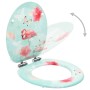 WC-Sitz mit Soft-Close-Deckel MDF-Flamingo-Design von vidaXL, Toiletten- und Bidetsitze - Ref: Foro24-146912, Preis: 52,83 €,...