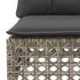 Set de sofás de jardín 4 pzas y cojines ratán sintético gris de , Conjuntos de jardín - Ref: Foro24-3261783, Precio: 338,72 €...