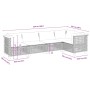 Juego de sofás jardín con cojines 5 pzas ratán sintético gris by , Garden sets - Ref: Foro24-3261813, Price: 432,51 €, Discou...
