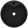 Luxurious sink with matte black ceramic overflow 36x13 cm by vidaXL, Sinks - Ref: Foro24-147041, Price: 75,40 €, Discount: %