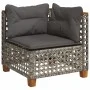 Set de sofás de jardín 7 pzas con cojines ratán sintético gris by , Garden sets - Ref: Foro24-3261885, Price: 641,48 €, Disco...