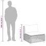Set de sofás de jardín 7 pzas con cojines ratán sintético gris by , Garden sets - Ref: Foro24-3261885, Price: 641,48 €, Disco...