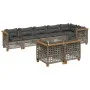 Set de sofás de jardín y cojines 8 piezas ratán sintético gris by , Garden sets - Ref: Foro24-3261891, Price: 705,83 €, Disco...