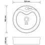 Luxurious sink with matte black ceramic overflow 36x13 cm by vidaXL, Sinks - Ref: Foro24-147041, Price: 75,40 €, Discount: %