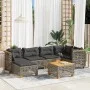 Set de sofás de jardín 7 pzas con cojines ratán sintético gris by , Garden sets - Ref: Foro24-3261921, Price: 560,90 €, Disco...