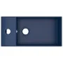 Sink with dark blue ceramic overflow. by vidaXL, Sinks - Ref: Foro24-146990, Price: 81,54 €, Discount: %