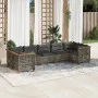 Set de sofás de jardín 7 pzas con cojines ratán sintético gris by , Garden sets - Ref: Foro24-3261975, Price: 629,51 €, Disco...