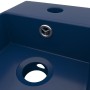 Sink with dark blue ceramic overflow. by vidaXL, Sinks - Ref: Foro24-146990, Price: 82,90 €, Discount: %