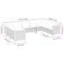 Set de sofás de jardín 8 piezas y cojines ratán sintético negro by , Garden sets - Ref: Foro24-3261977, Price: 640,82 €, Disc...