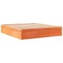 Estructura de cama madera maciza pino marrón cera 120x200 cm de , Camas y somieres - Ref: Foro24-3282365, Precio: 243,05 €, D...